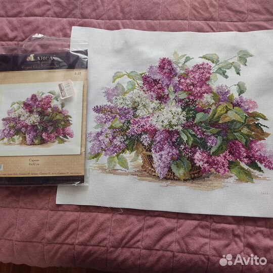 Наборы для вышивания крестиком(остатки)