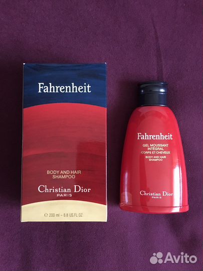 Christian Dior. Fahrenheit. Гель для душа