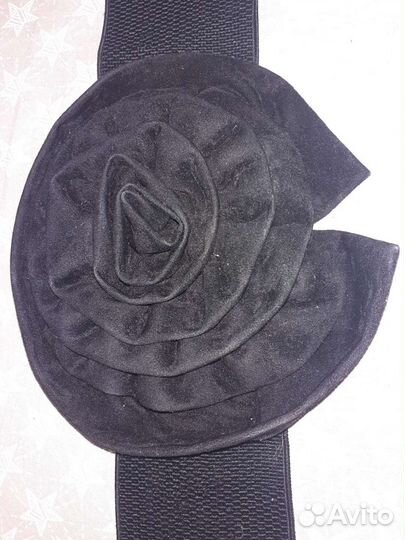 Ремень пояс женский с розой