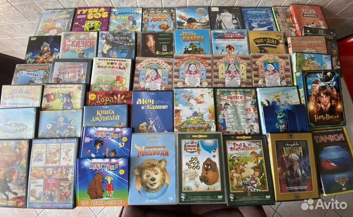 Dvd диски мультфильмы разные
