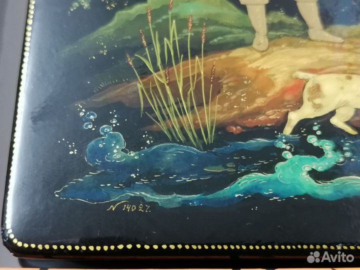 Шкатулка Палех Бабанов 1968г №14027