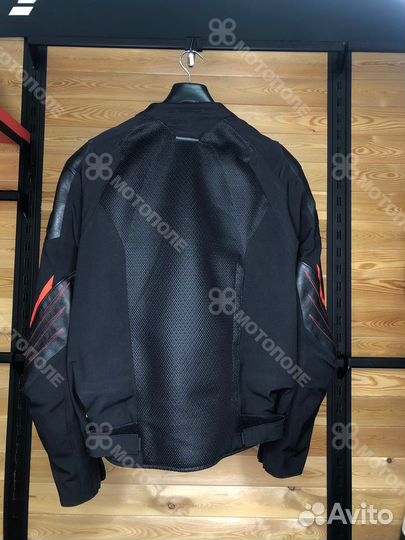 Dainese MIG Куртка из кожи/ткани (черный/красный)