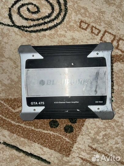 Усилитель blaupunkt gta475 4 канальный