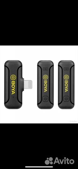 Петличный микрофон для iPhone boya
