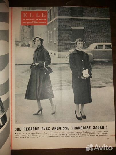 Винтажный журнал Elle май 1955 года