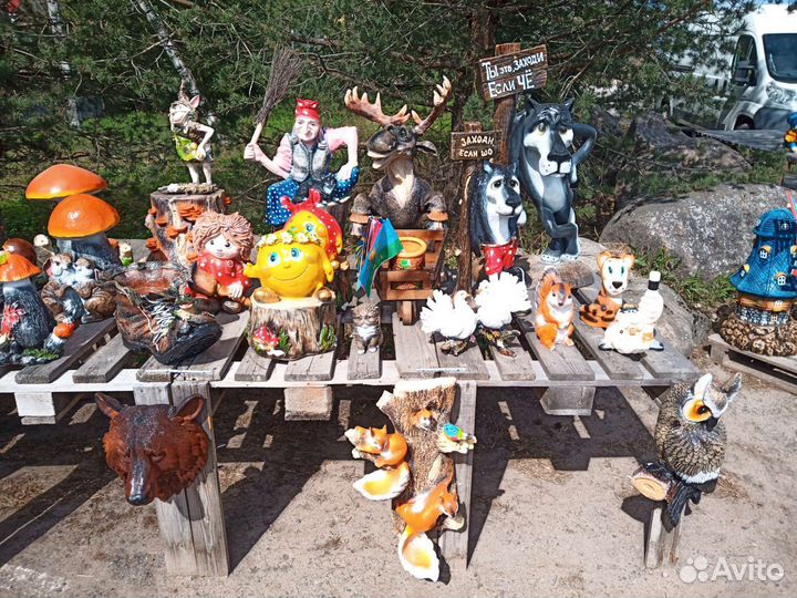 Ландшафтные фигуры для сада и огорода