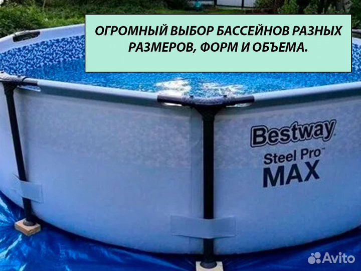 Бассейн каркасный Интекс