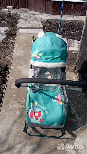 Санки коляска nika kids