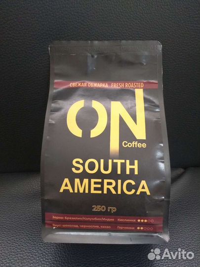 Кофе зерновой Южная Америка 250г