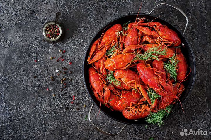 Живые Раки морепродукты