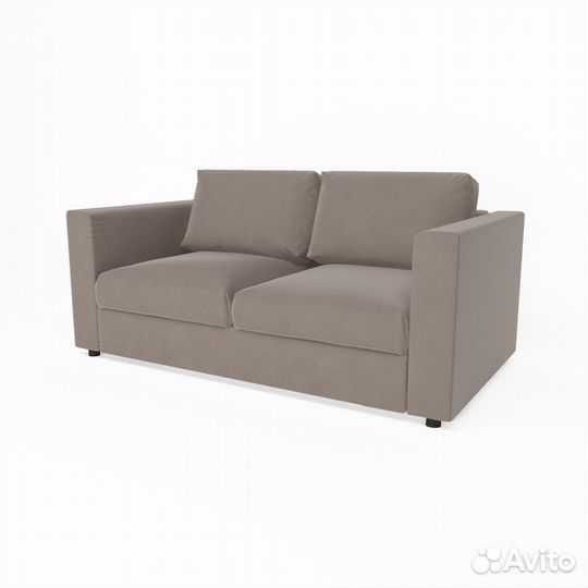Чехол на 2 местный диван вимле (икеа)