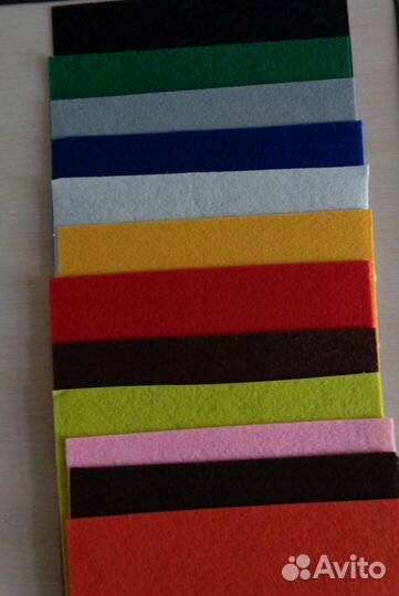 Фетр мягкий, жесткий