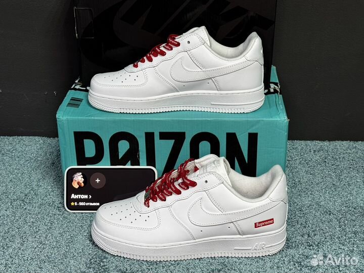 Кроссовки Nike Air Force 1 supreme оригинал