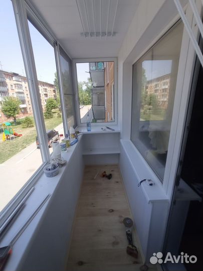 Остекление Балконов,террас,отделка,утепление