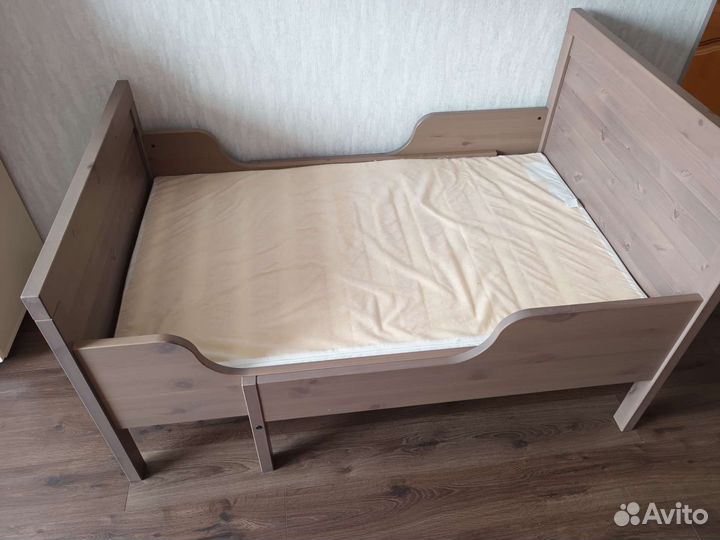 Детская кровать IKEA раздвижная сундвик