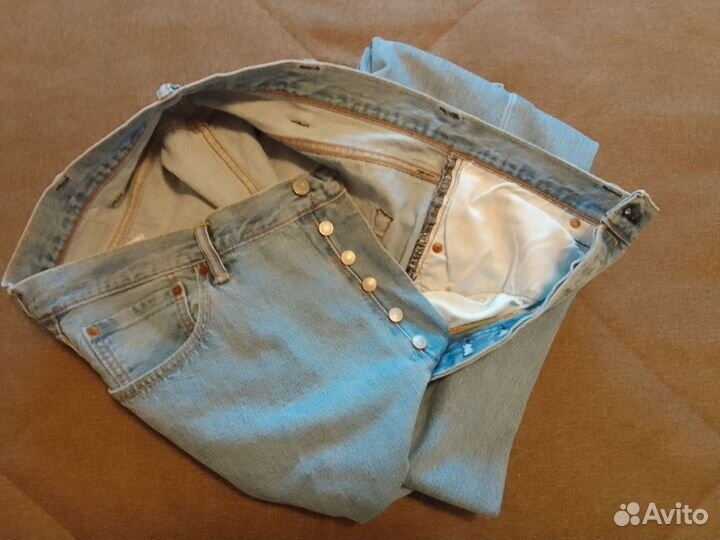 Мужские джинсы 501 Levis Original Fit W40 L32