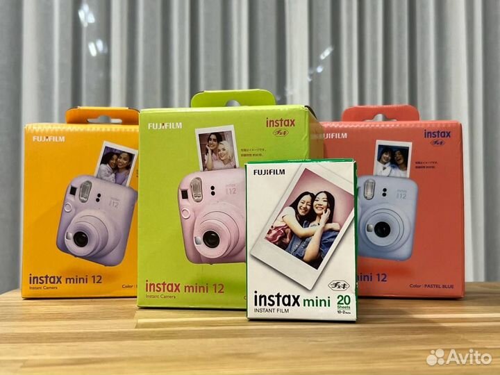 Instax mini 12 с картриджем