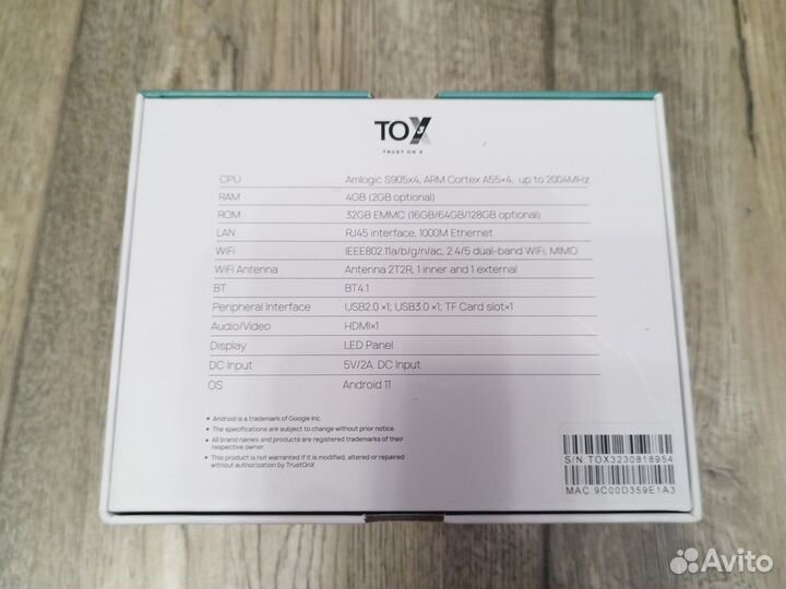 Тв приставка tox3