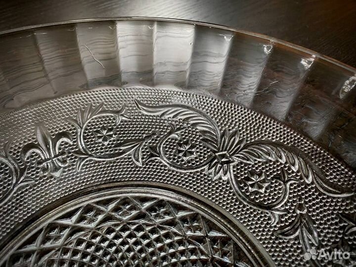 Хрустальная салатница СССР