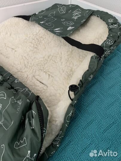 Зимний конверт в коляску до 3 лет
