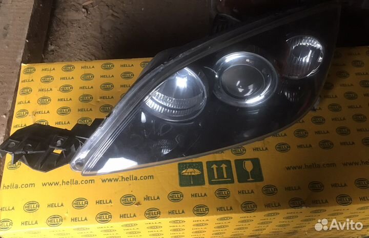 Фара левая Mazda 3 bk хэтчбек галоген