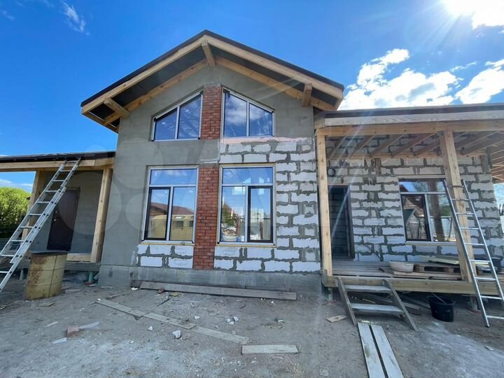 Дом 129,5 м² на участке 10 сот.