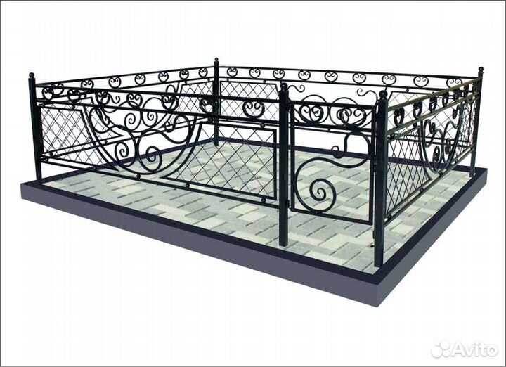 Оградка на могилу Ритуальные ограждения Памятники