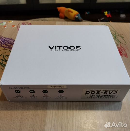 Блок питания для педалей Vitoos DD8-SV2