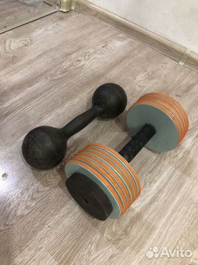 Гантели разборные