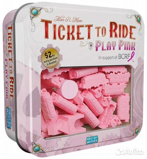 Дополнительные вагончики Ticket to Ride Play Pink
