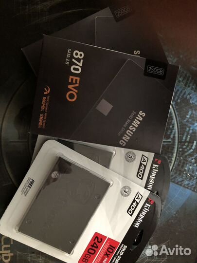 Ssd диск 2,5 samsung, kingston А400 240gb