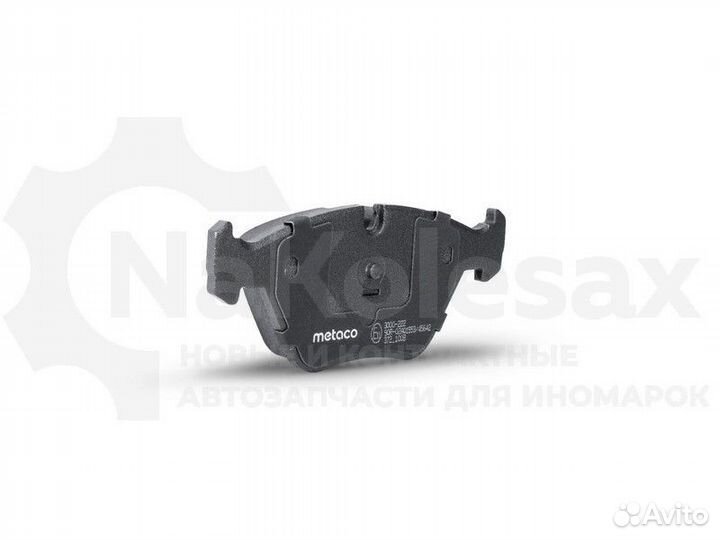 Колодки тормозные передние к-кт Metaco 3000-222