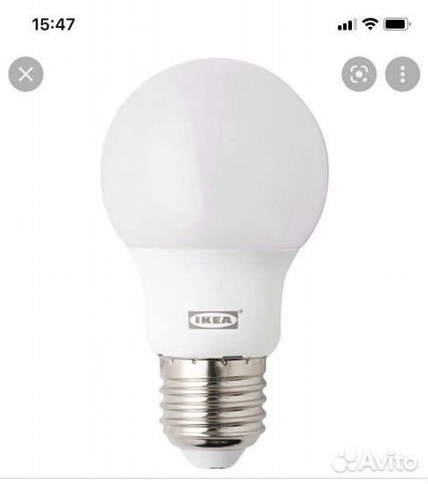 Лампочки светодиод риэт, ледаре е14 и е27 IKEA