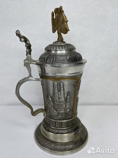 Коллекционная оловянная кружка 