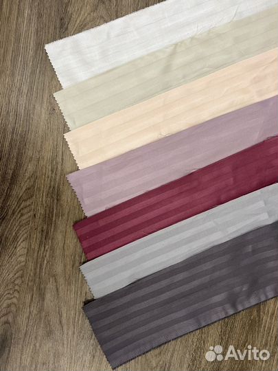 Ткань страйп-сатин 100 хлопок опт