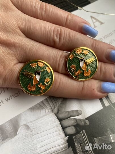 Серьги бижутерия