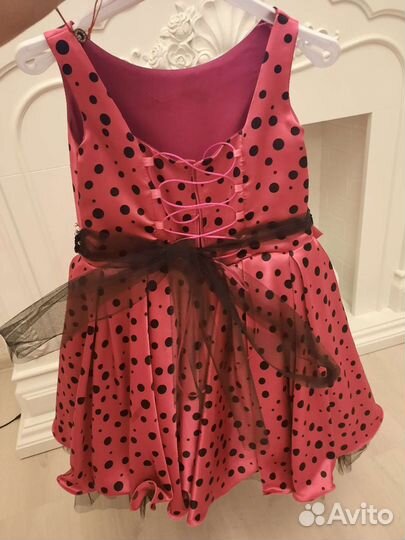 Платье для девочки в стиле стиляги116- 122