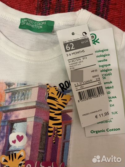 Футболка benetton детская