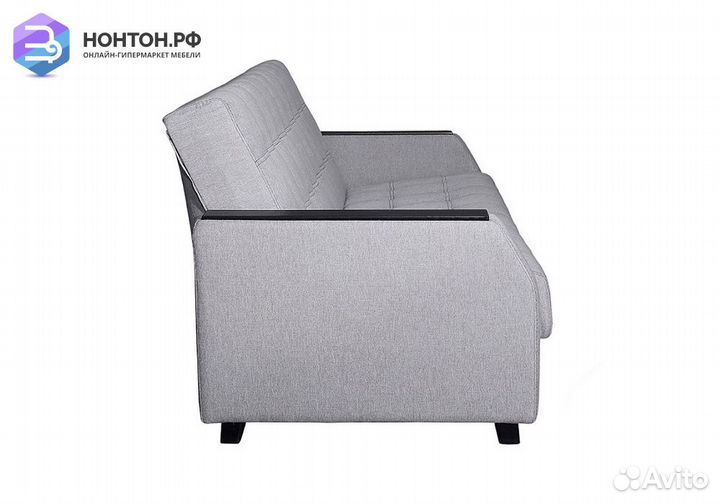 Диван книжка Феникс светло-серый