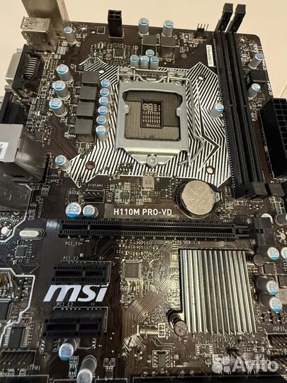 Материнская плата msi h110m pro vd