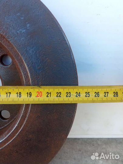 Диск тормозной передний Fiat Punto 2