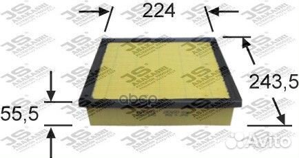 Фильтр воздушный lexus RX 08- A1519 JS Asakashi