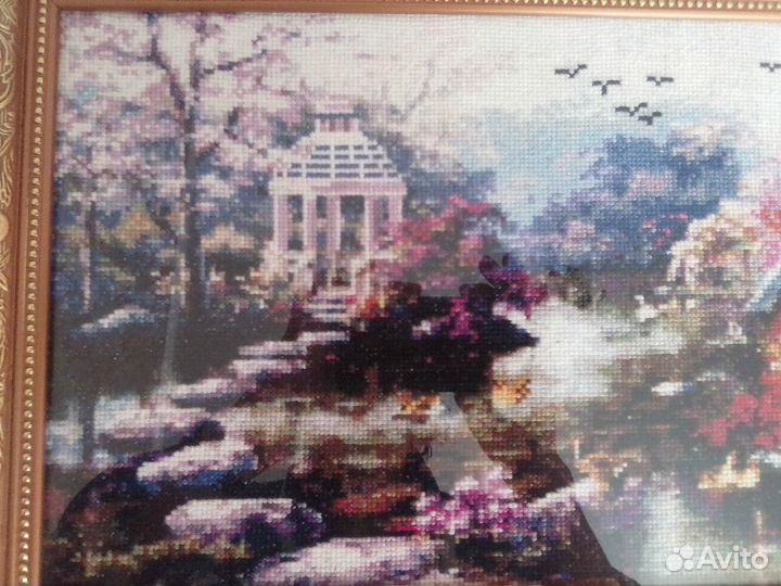 Картина вышитая крестиком