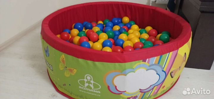 Сухой бассейн с шариками бу