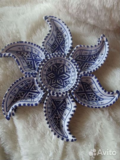 Менажница фарфоровая