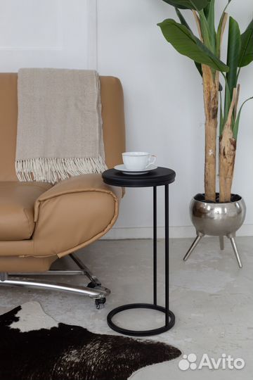 Столик журнальный easy, черный, 57х26х26 см, ChiCh