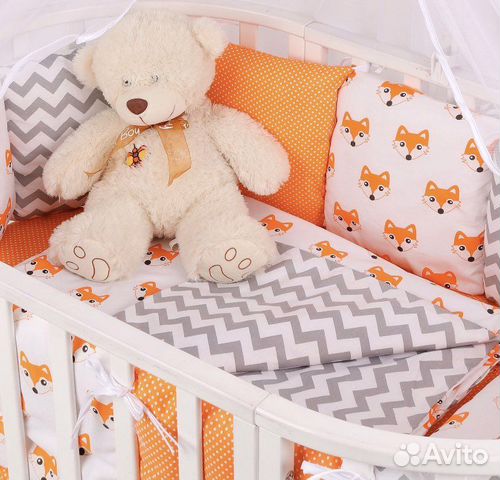 Бортики в детскую кроватку