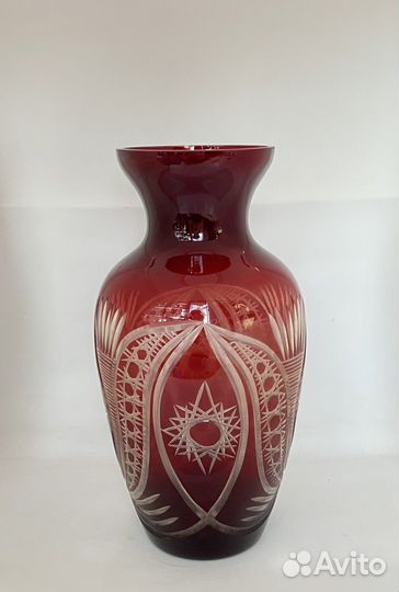 Ваза марганцевое стекло