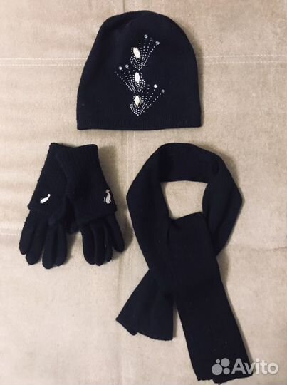 Шапка, шарф, перчатки