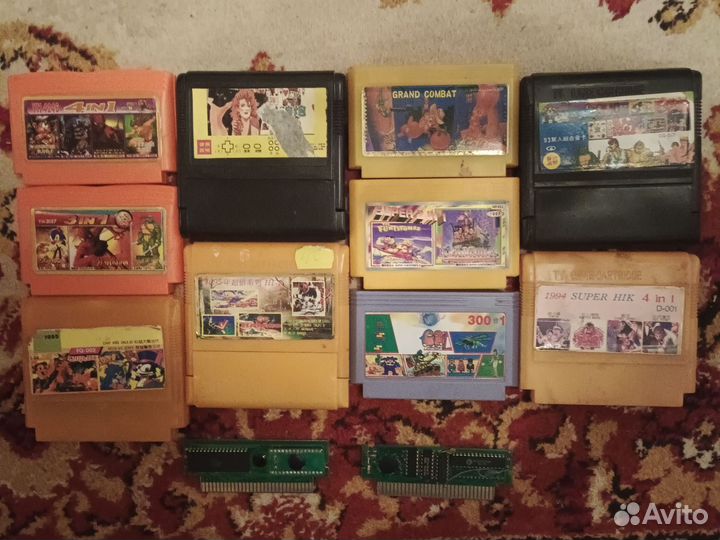 Картриджи для dendy 8 bit